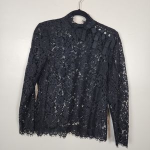 J. Crew Elegant Lace Top